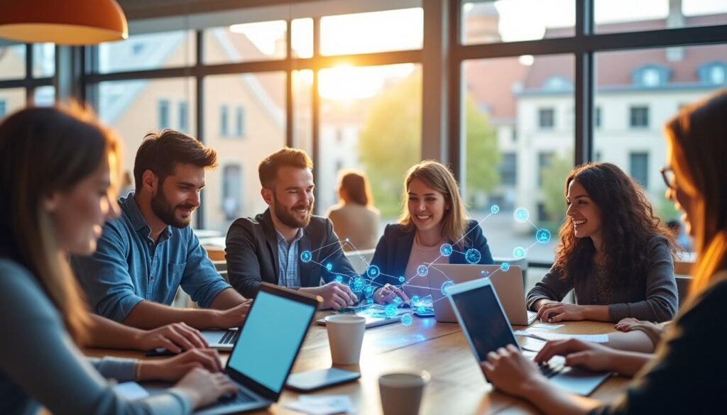 découvrez comment l'intranet de l'université de besançon améliore la collaboration entre étudiants et enseignants grâce à une communication facilitée et des outils partagés.