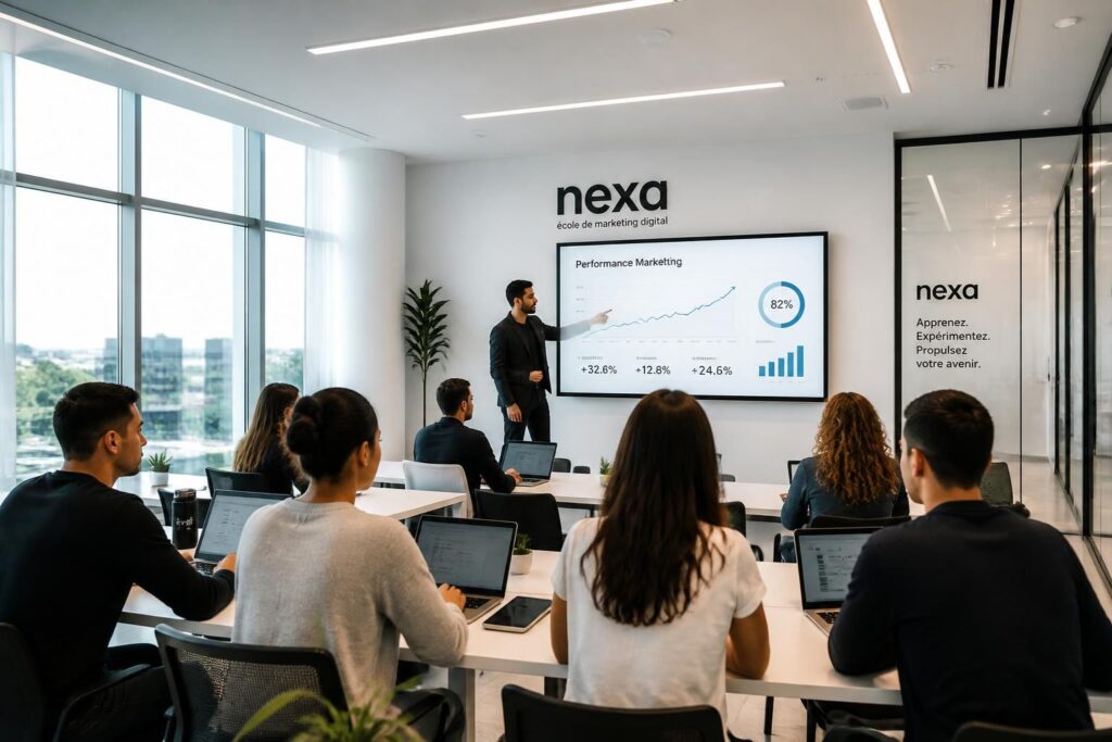 découvrez l'école marketing digital nexa, une institution innovante dédiée à la formation en marketing numérique, offrant des perspectives de carrière prometteuses dans un secteur en constante évolution.