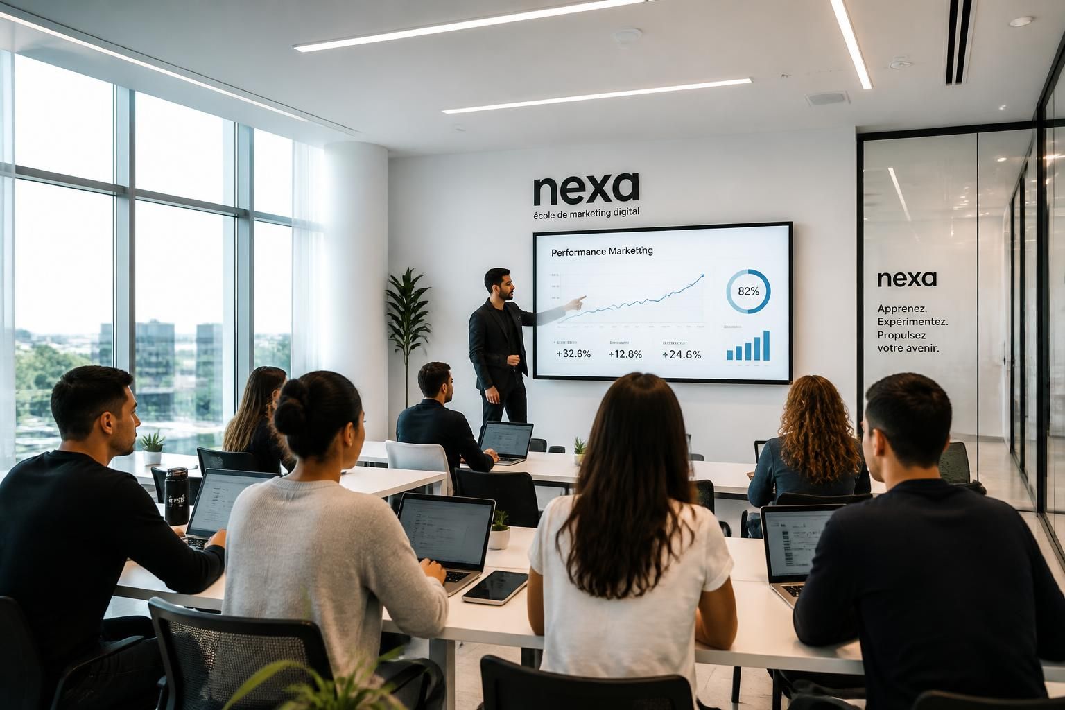 découvrez l'école marketing digital nexa, une institution innovante dédiée à la formation en marketing numérique, offrant des perspectives de carrière prometteuses dans un secteur en constante évolution.