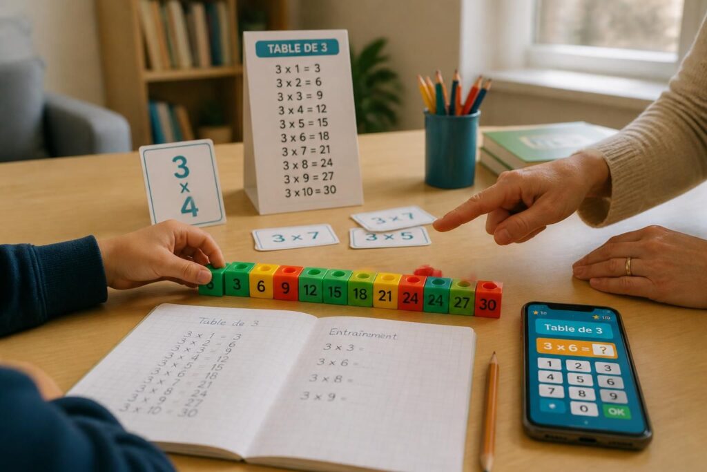 découvrez des méthodes efficaces et des ressources pratiques pour apprendre et maîtriser la table de 3 en multiplication, adaptées à tous les niveaux.