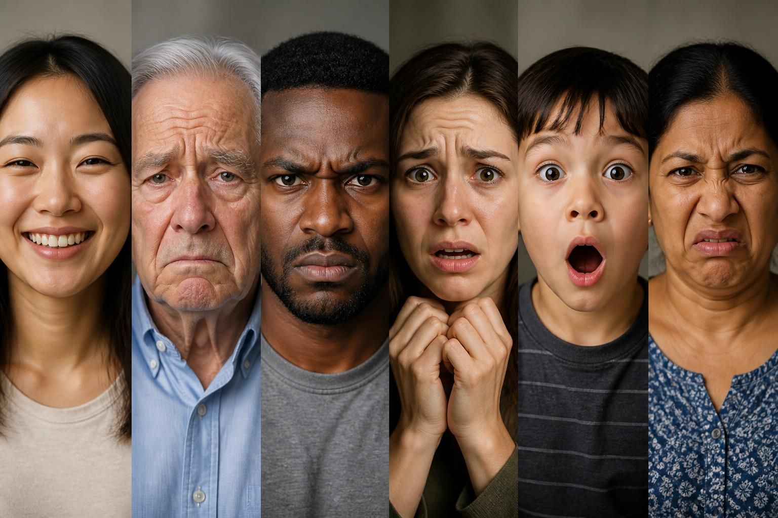 découvrez les 6 émotions primaires selon ekman, leur définition et comment elles sont reconnues universellement à travers les expressions faciales.