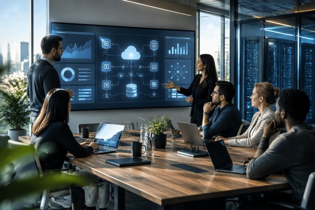 concevez une solution saas sur mesure, évolutive et sécurisée, pensée pour répondre aux exigences de votre entreprise et soutenir sa croissance.