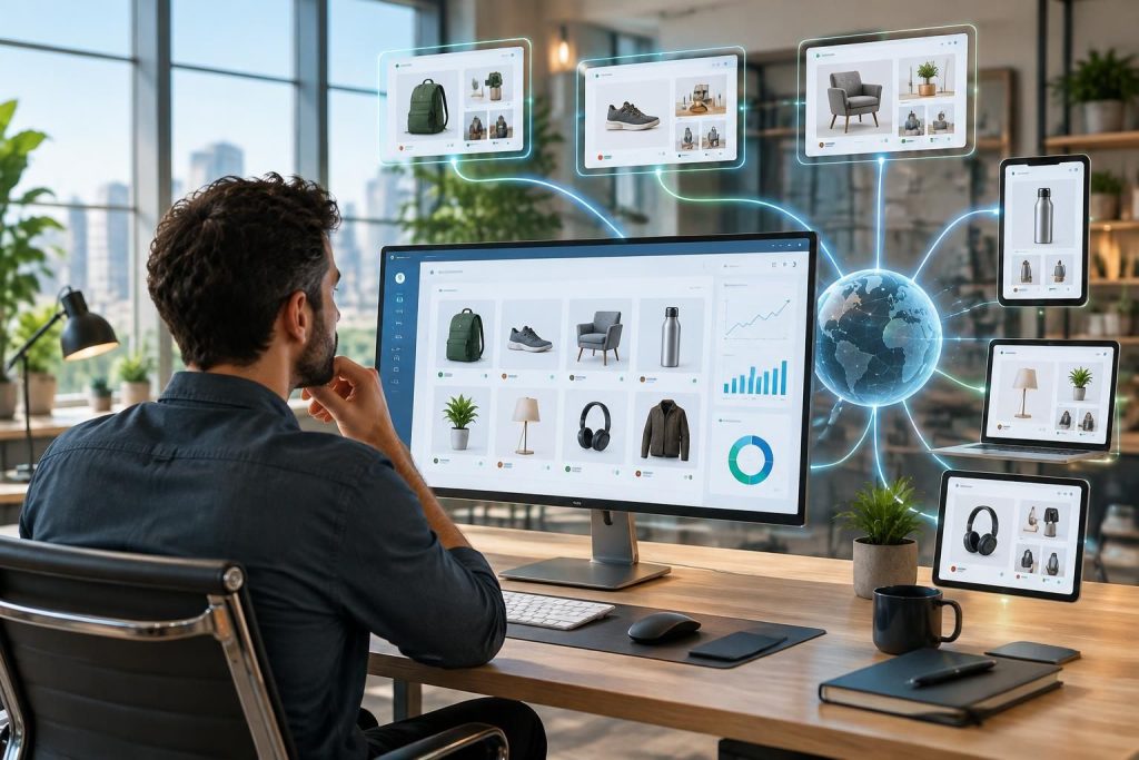 découvrez le rôle d’un gestionnaire de flux marketplace et ses avantages pour votre e-commerce : centralisez vos offres, optimisez vos fiches produits et gagnez en visibilité.