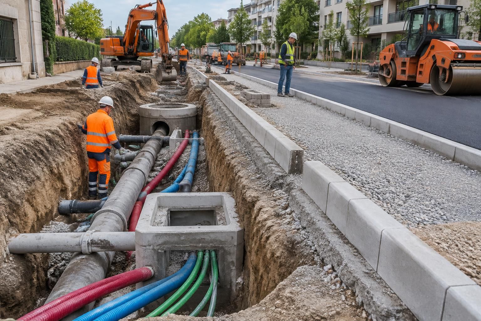 découvrez la définition des vrd et leur rôle dans les travaux de voirie et réseaux divers : routes, réseaux d’eau, d’électricité et d’assainissement.
